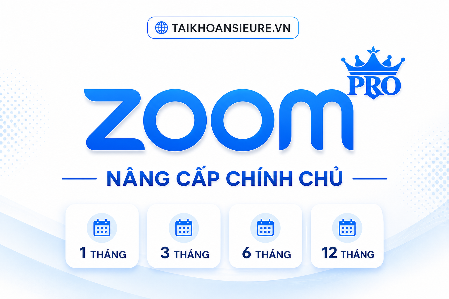 Zoom Pro Chính Chủ – Có Bill, Ổn Định 100%, Giá Rẻ