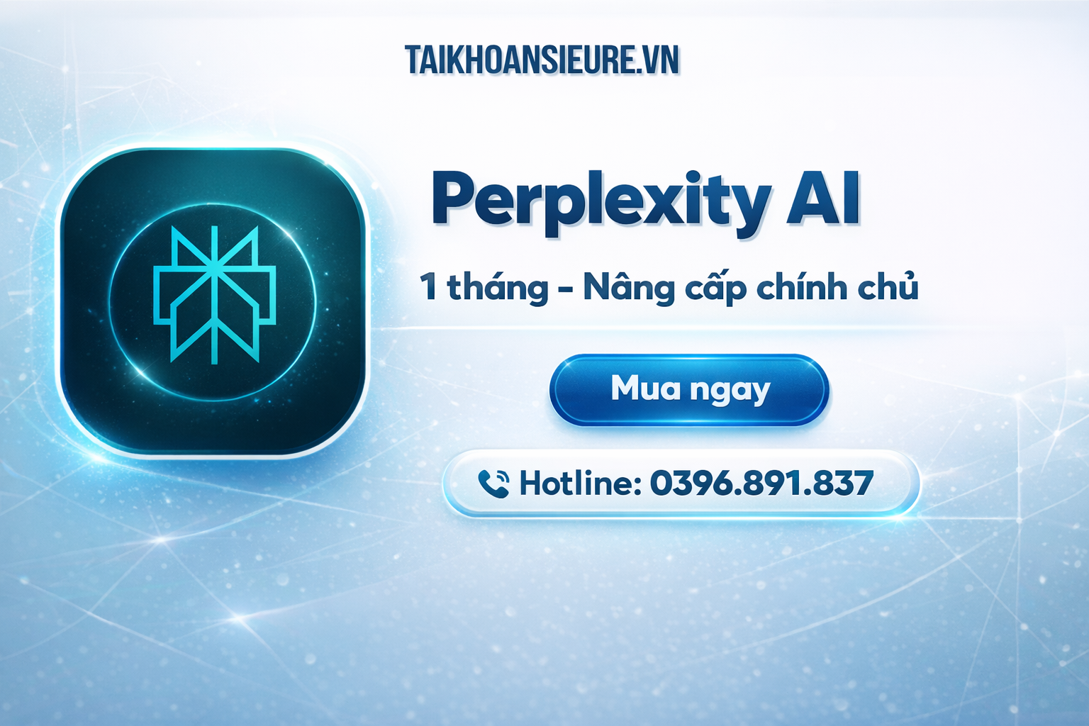 🔍 Perplexity AI Gói Pro 20$ – 1 tháng – Nâng cấp chính chủ