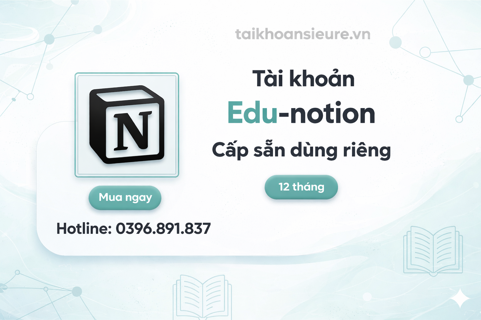 Notion Edu 12 tháng giá rẻ dùng riêng 