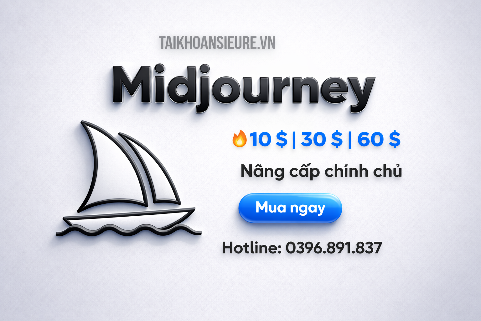 🖼️ Midjourney AI – Share slot & Nâng cấp chính chủ (10$–60$) – 1 tháng