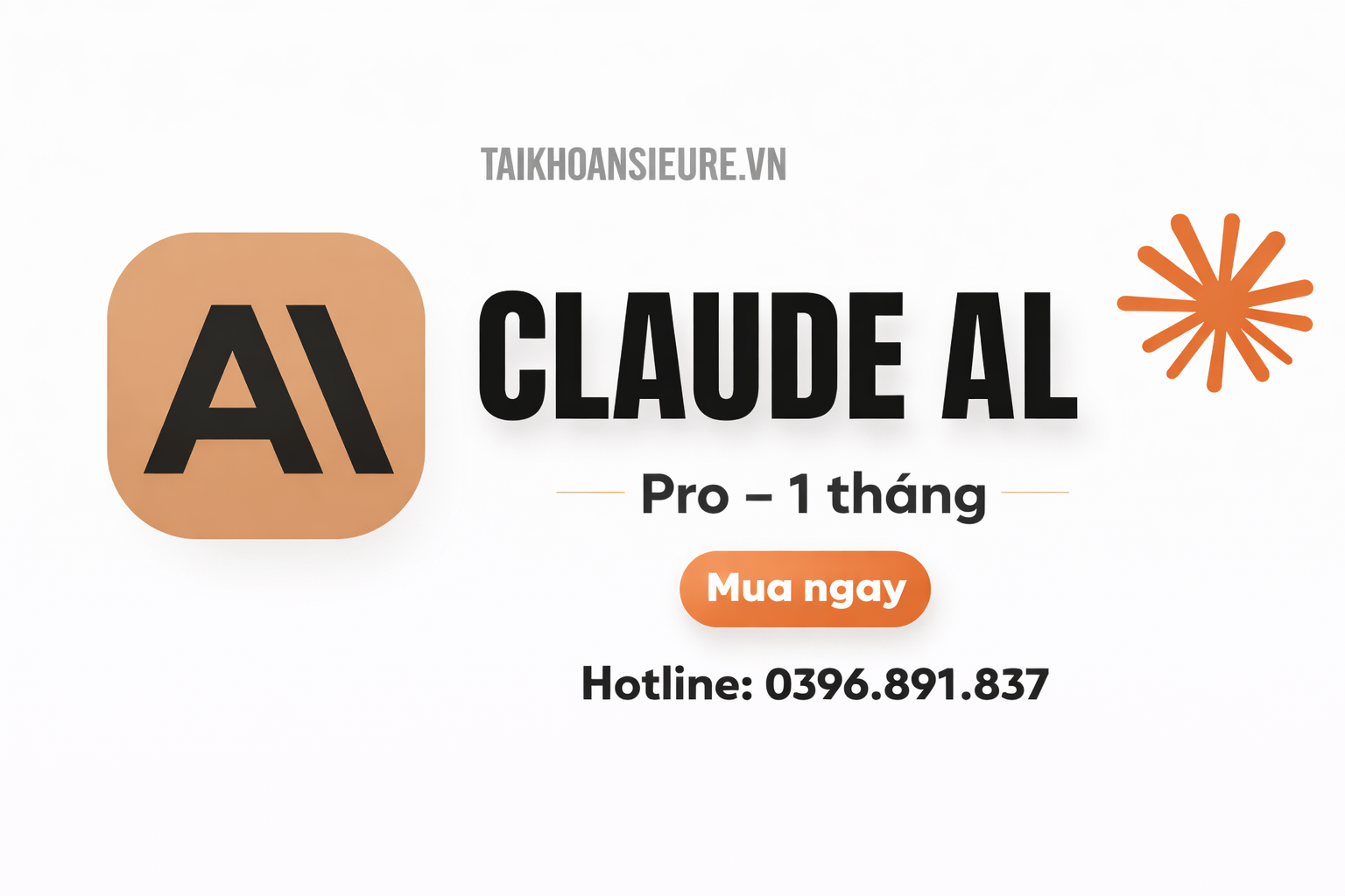 Tài khoản Claude AI 1 tháng