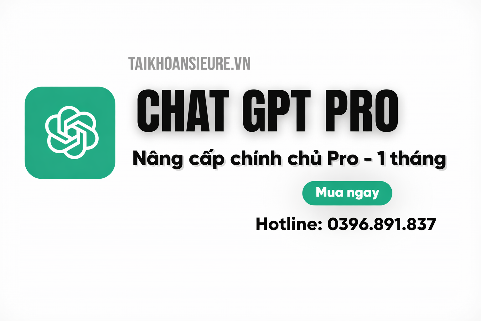 Tài khoản Chat GPT Pro 1 tháng giá rẻ 