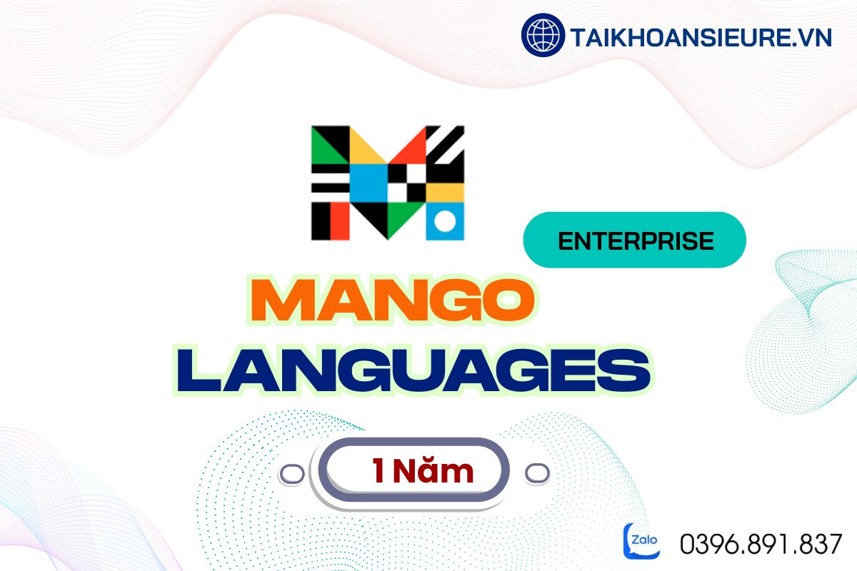 Tài Khoản Mango Languages Enterprise – 1 Năm Chính Chủ