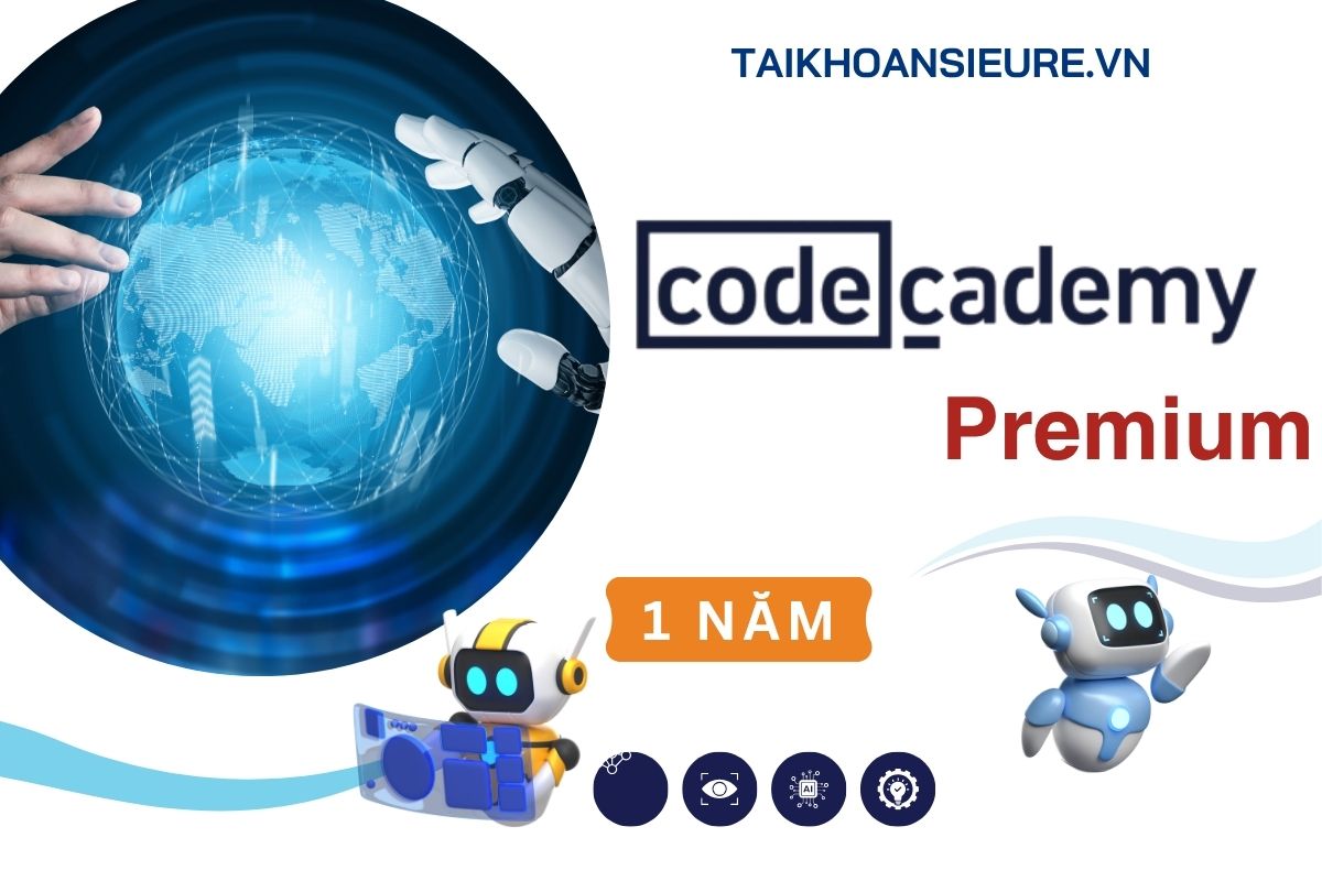 Tài khoản Codecademy Premium 1 năm – Tài khoản tạo sẵn | Không đổi thông tin