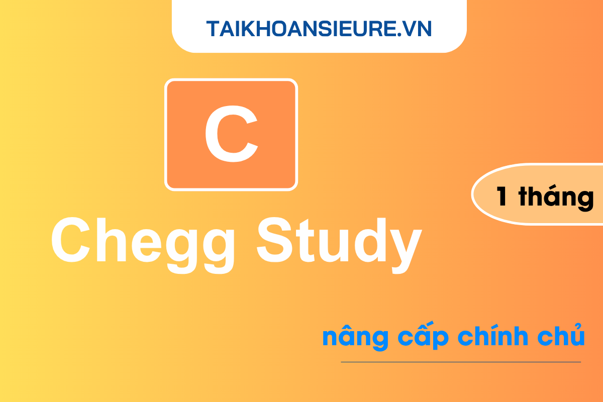 Chegg Study chính chủ | Gói 1 tháng | Uy tín - Giá rẻ
