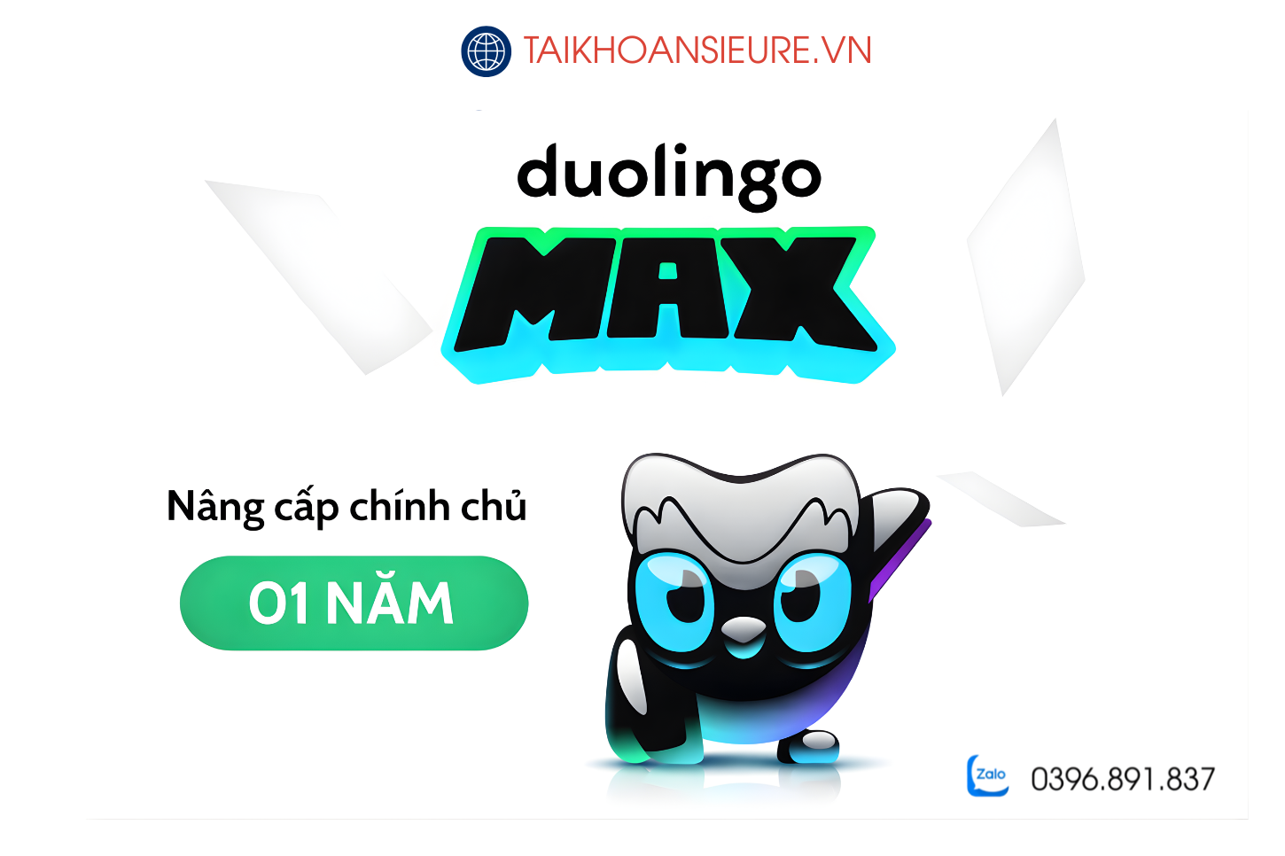 Duolingo Max 1 Năm – Nâng Cấp Chính Chủ