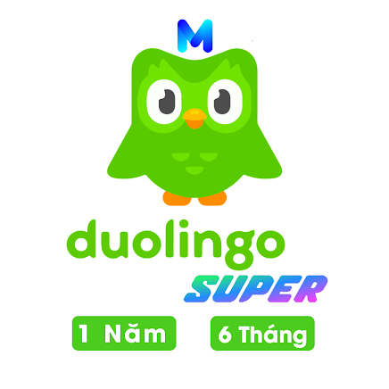Nâng cấp Duolingo Super chính chủ 1 năm